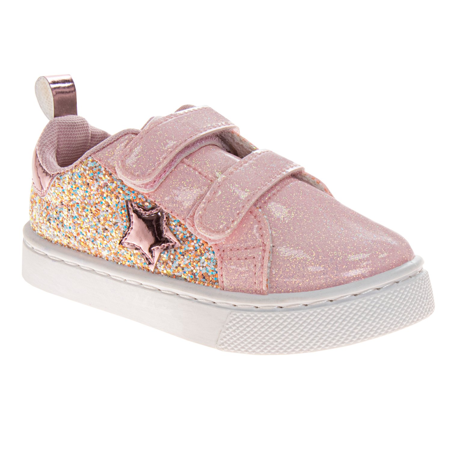 Laura Ashley Toddler Girls' Glitter Hook and Loop Closure Shoes - view number 3