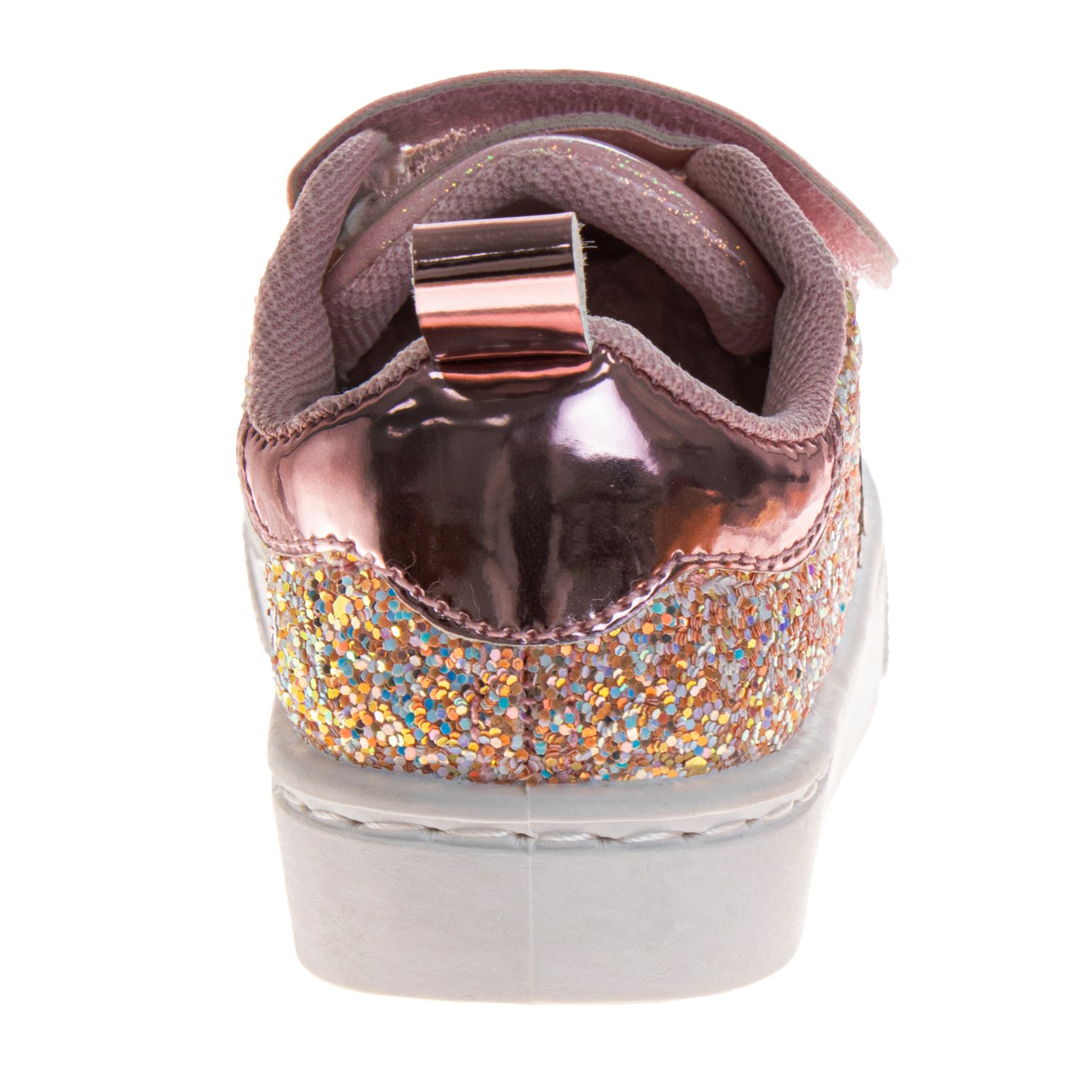 Laura Ashley Toddler Girls' Glitter Hook and Loop Closure Shoes - view number 4
