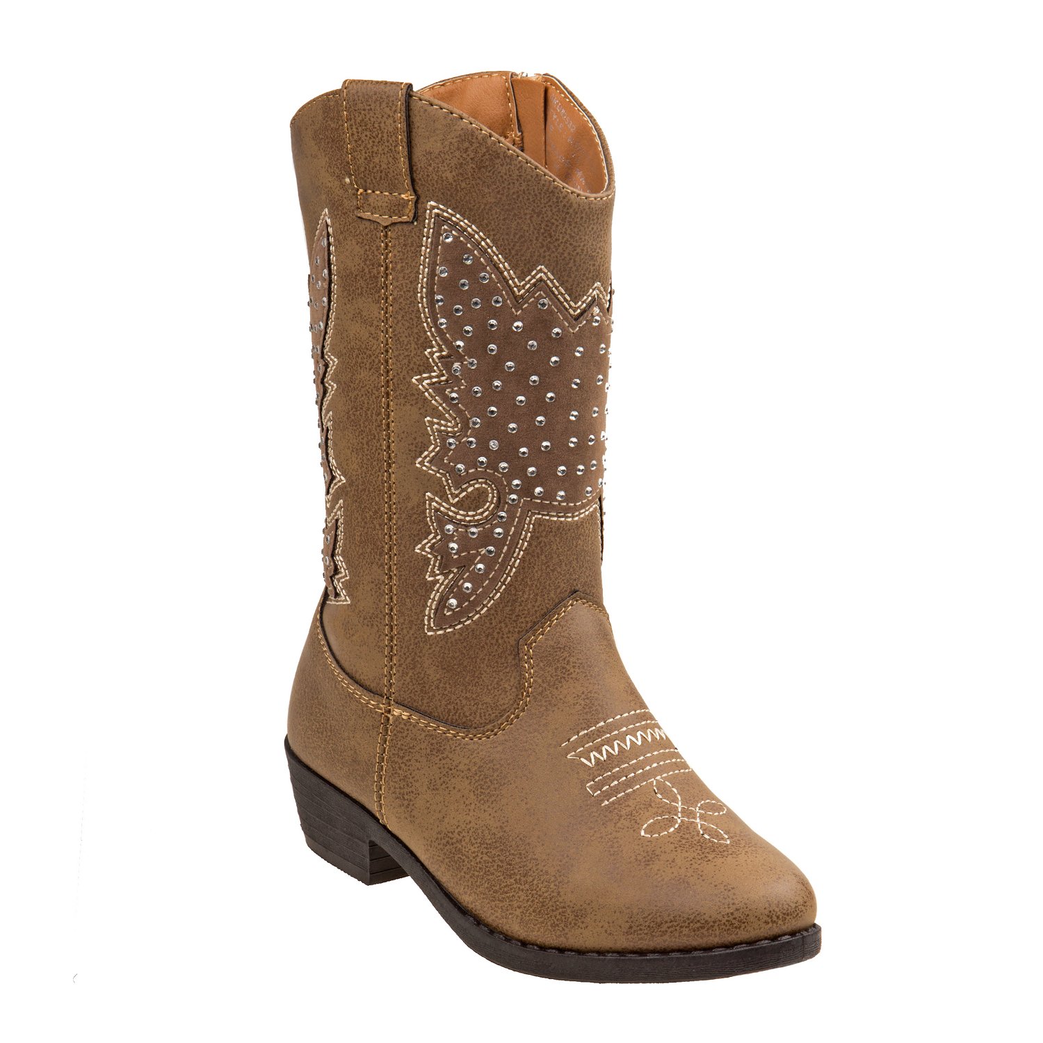 Kensie Girl Side-Zip Cowgirl Boots - view number 3