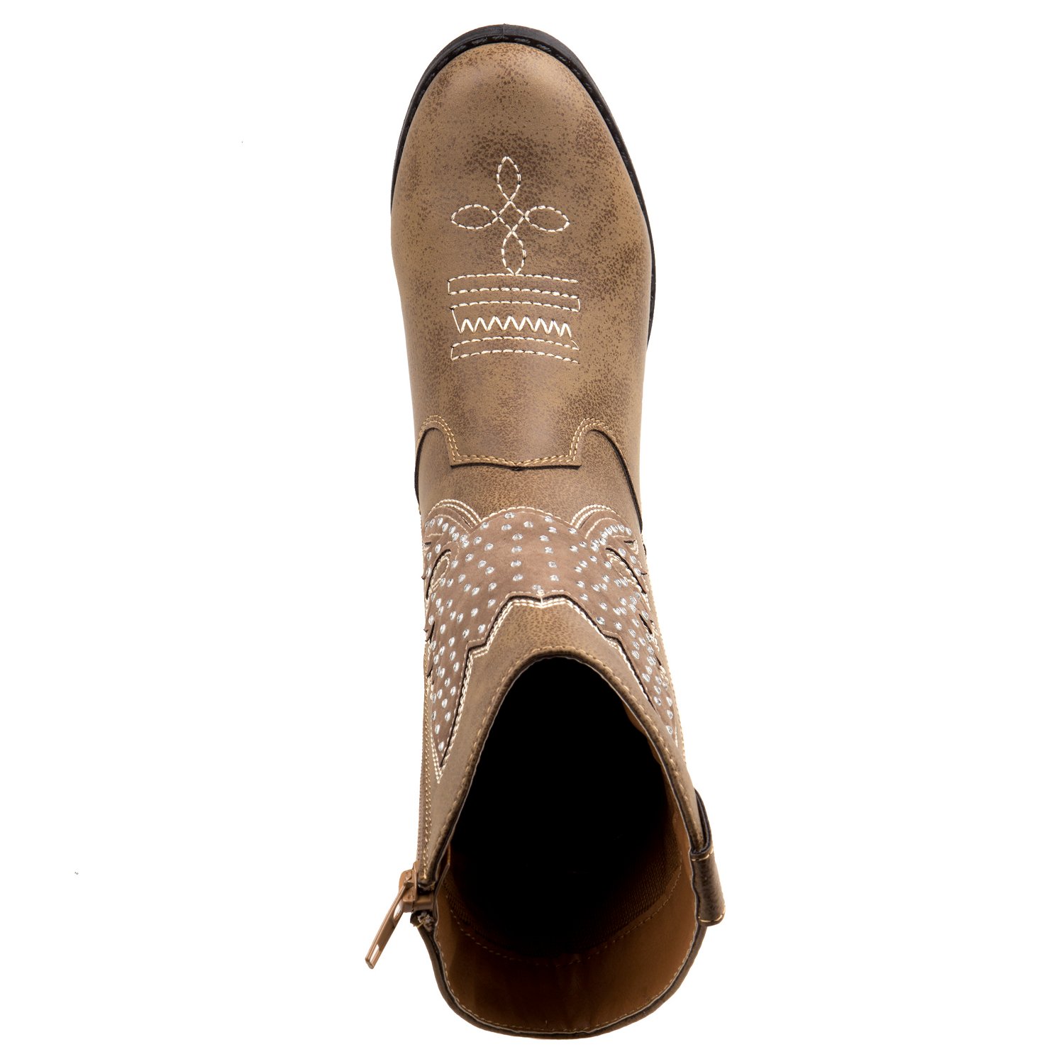 Kensie Girl Side-Zip Cowgirl Boots - view number 5