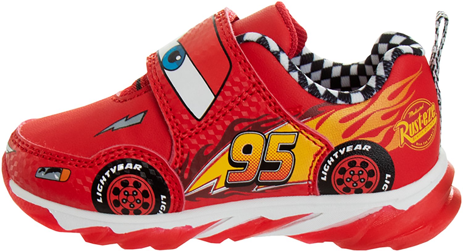 Disney Pixar Toddler Boys' Lightning McQueen Cool Light-Up Shoes - view number 2