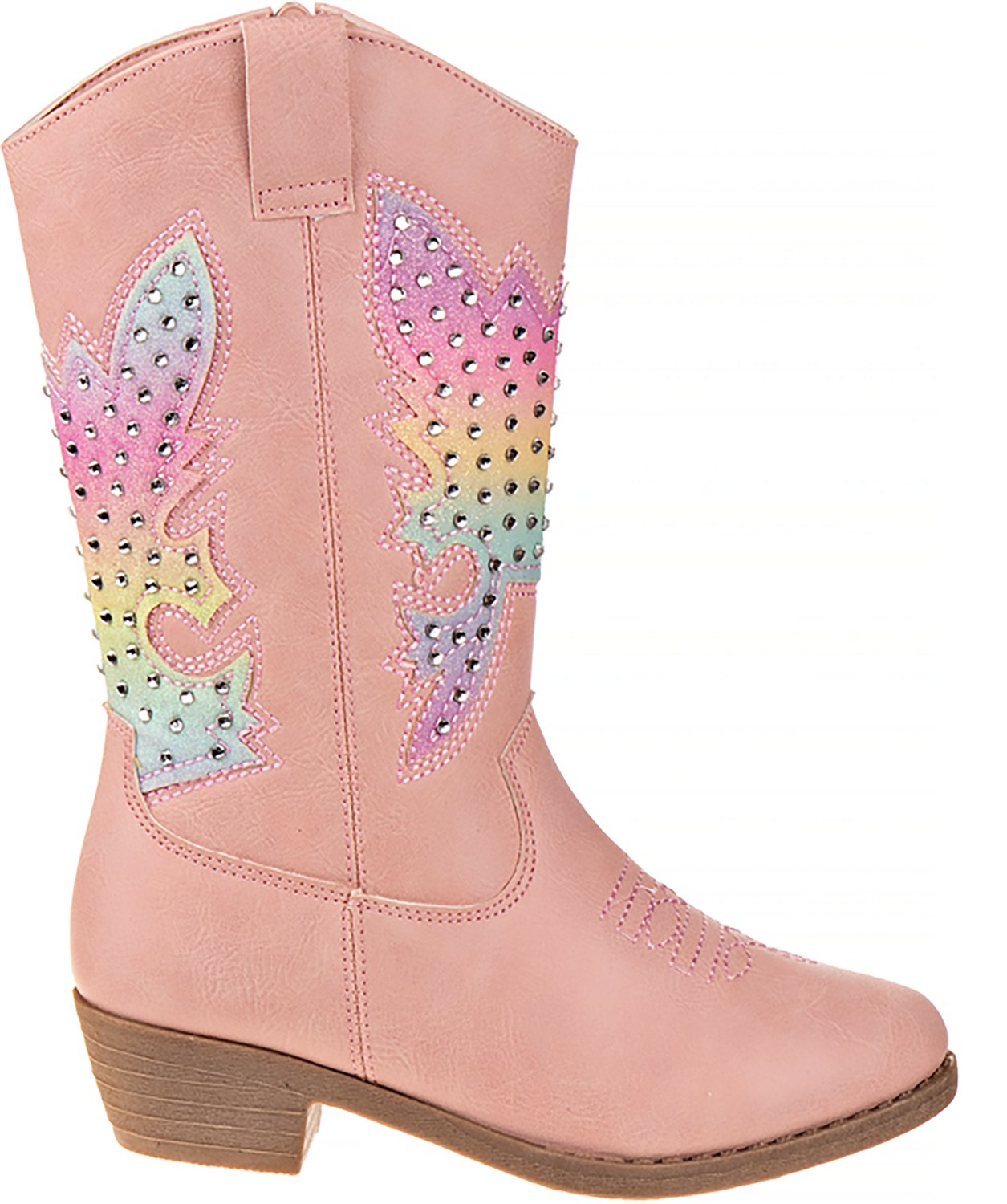 Kensie Girl Side-Zip Cowgirl Boots