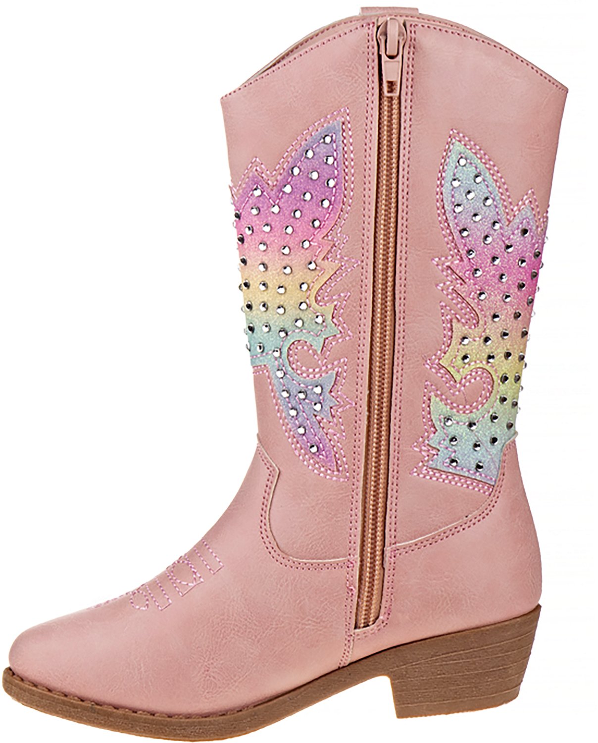 Kensie Girl Side-Zip Cowgirl Boots - view number 2