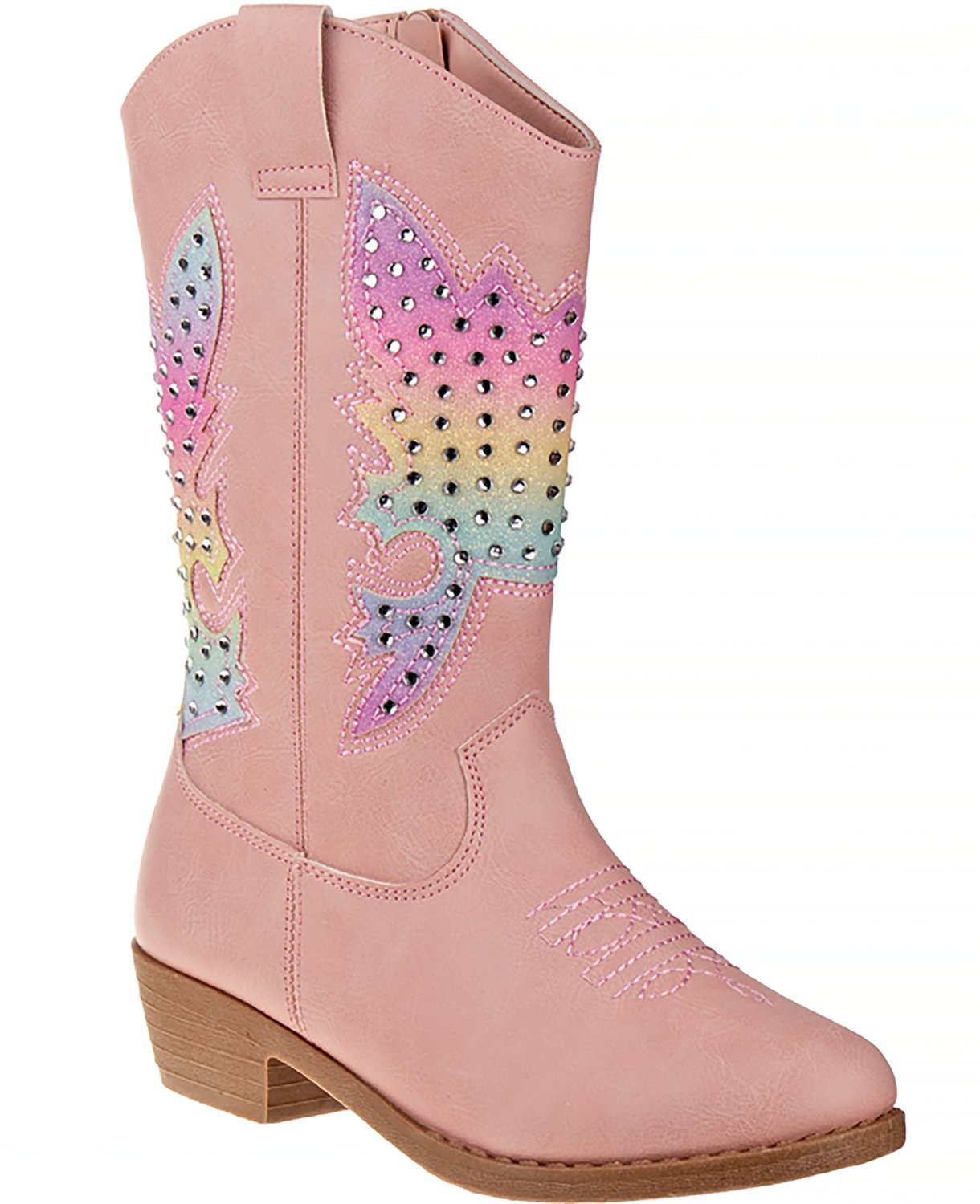 Kensie Girl Side-Zip Cowgirl Boots - view number 3