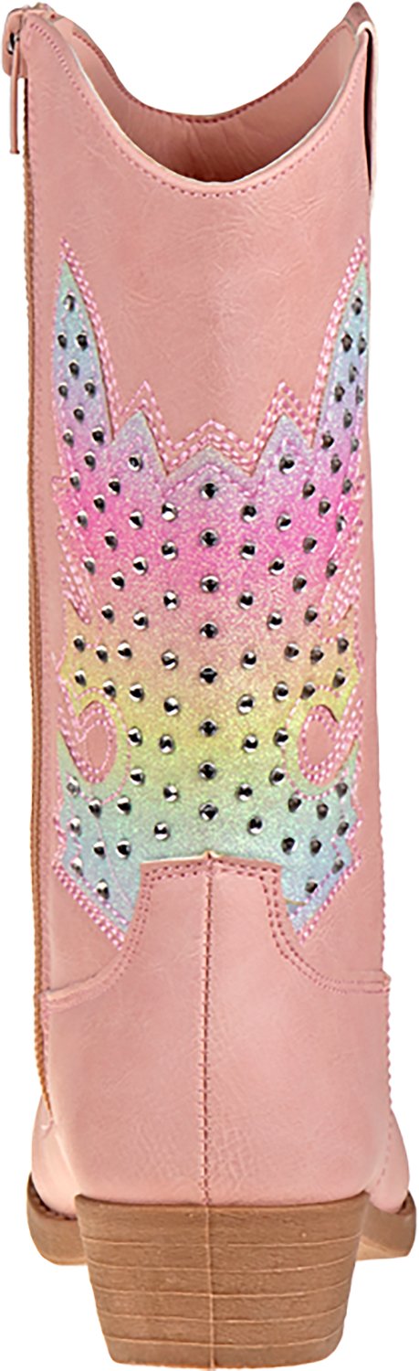 Kensie Girl Side-Zip Cowgirl Boots - view number 4
