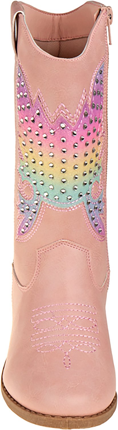 Kensie Girl Side-Zip Cowgirl Boots - view number 7