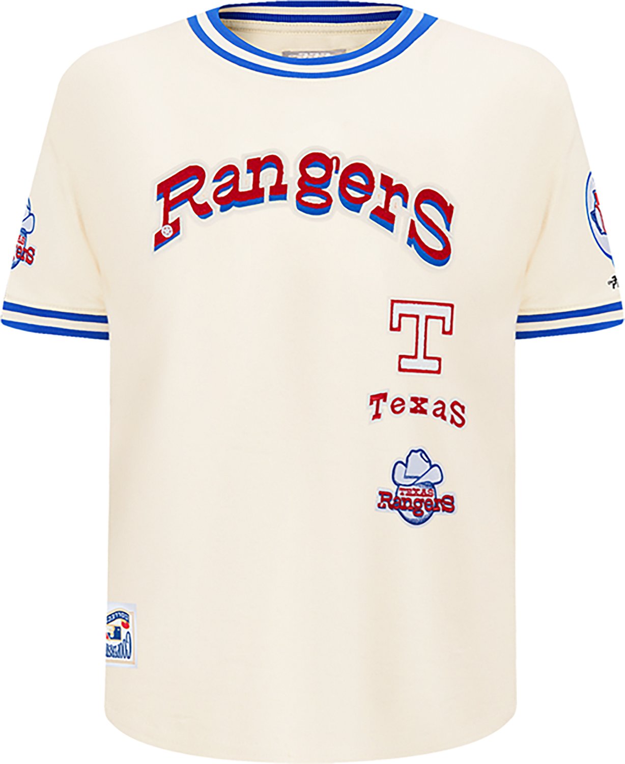 Pro Standard Boys' Rangers Retro Classic BB Striped Rib T-shirt