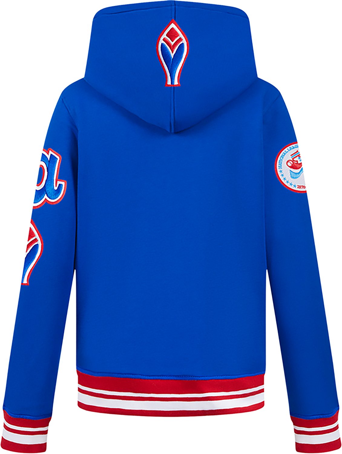 Pro Standard Boys' Atlanta Braves Retro Classic BB Rib Fleece Long Sleeve Hoodie - view number 3