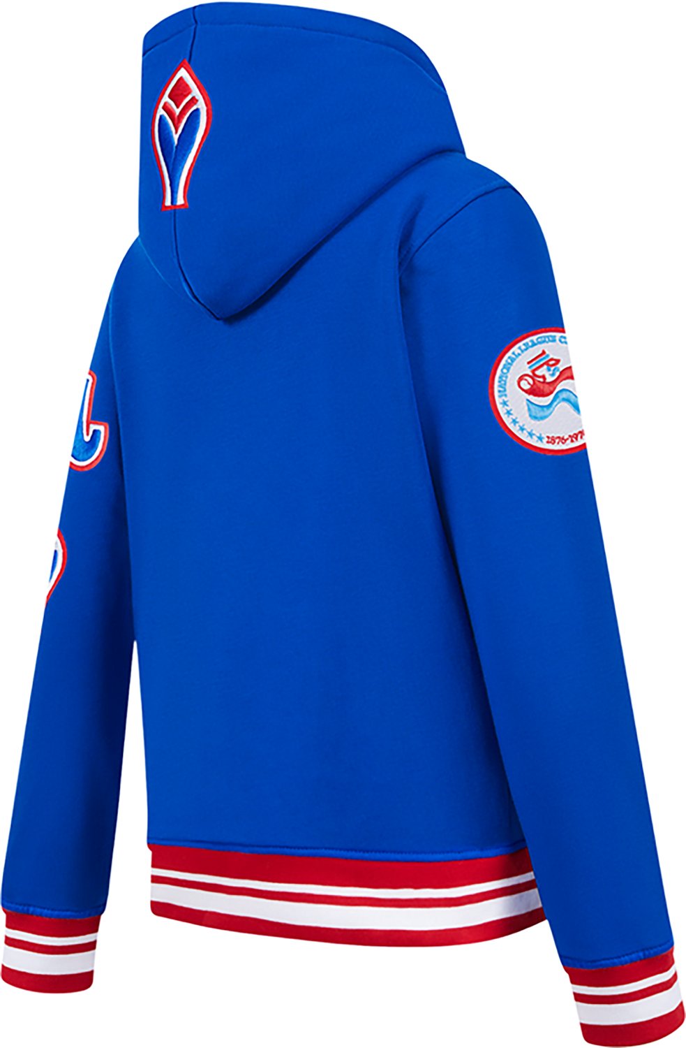 Pro Standard Boys' Atlanta Braves Retro Classic BB Rib Fleece Long Sleeve Hoodie - view number 4