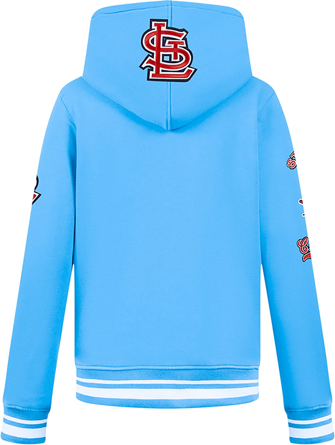 Pro Standard Boys' St. Louis Cardinals Retro Classic BB Rib Fleece Long Sleeve Hoodie - view number 3