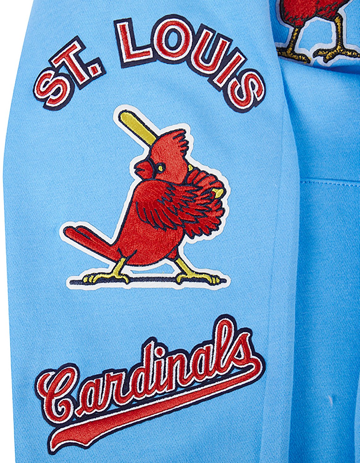 Pro Standard Boys' St. Louis Cardinals Retro Classic BB Rib Fleece Long Sleeve Hoodie - view number 8