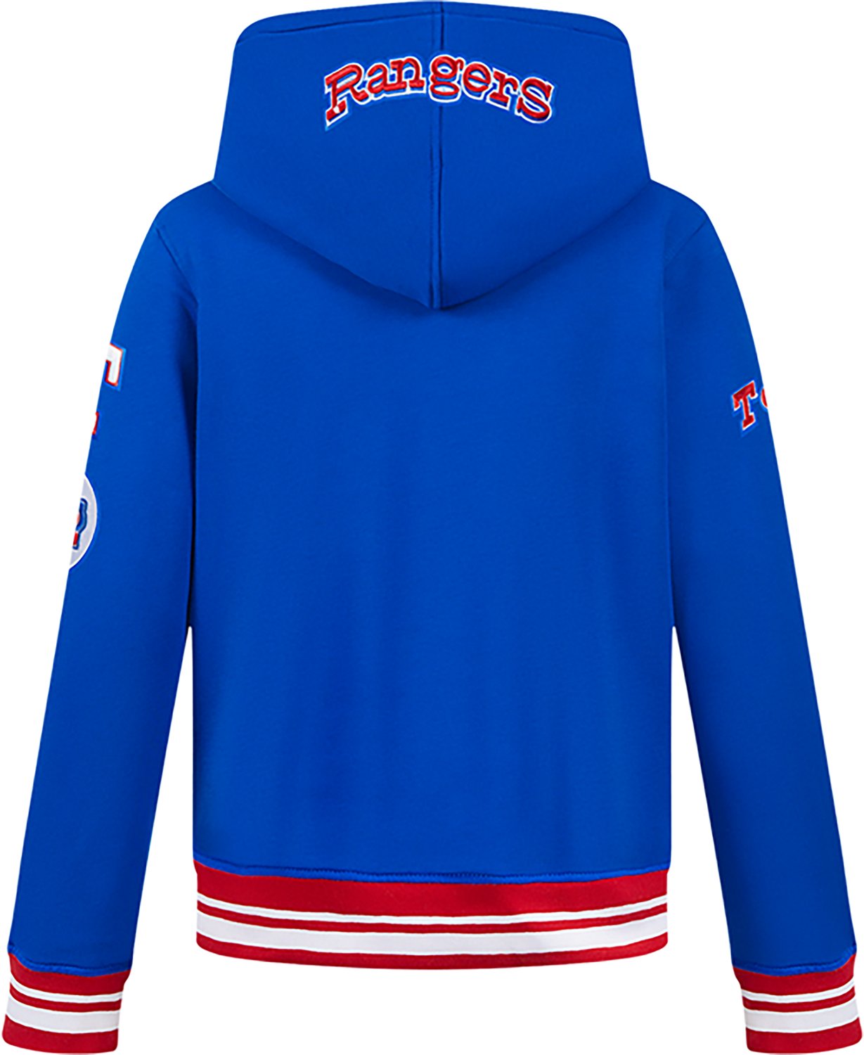 Pro Standard Boys' Texas Rangers Retro Classic BB Rib Fleece Long Sleeve Hoodie - view number 3