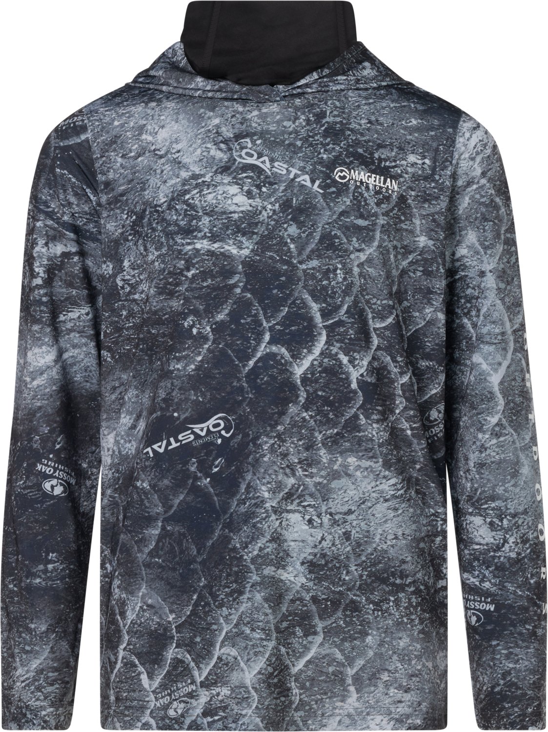 Magellan Outdoors Boys' Mossy Oak Coastal Gaiter Hoodie