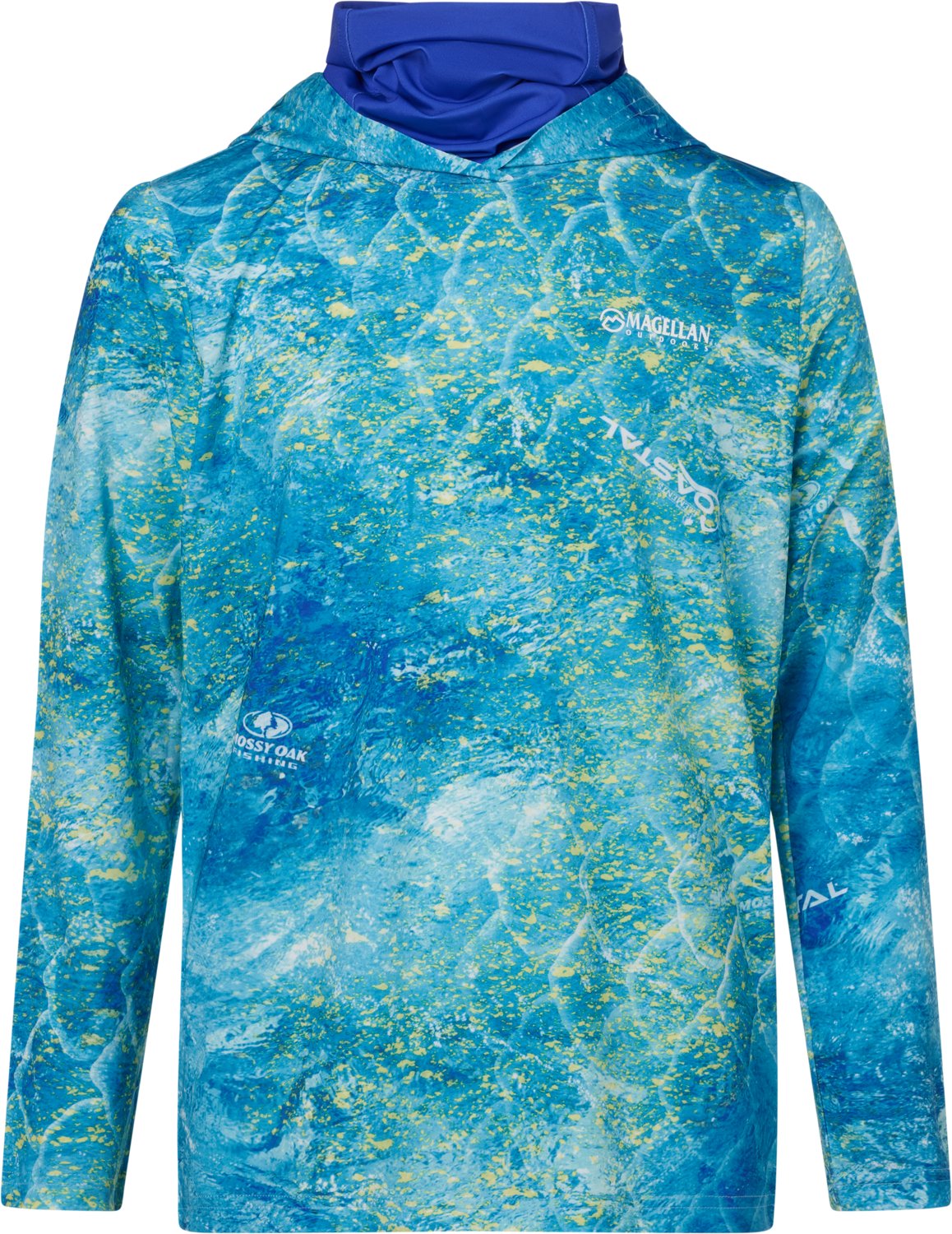 Magellan Outdoors Boys' Mossy Oak Coastal Gaiter Hoodie - view number 3