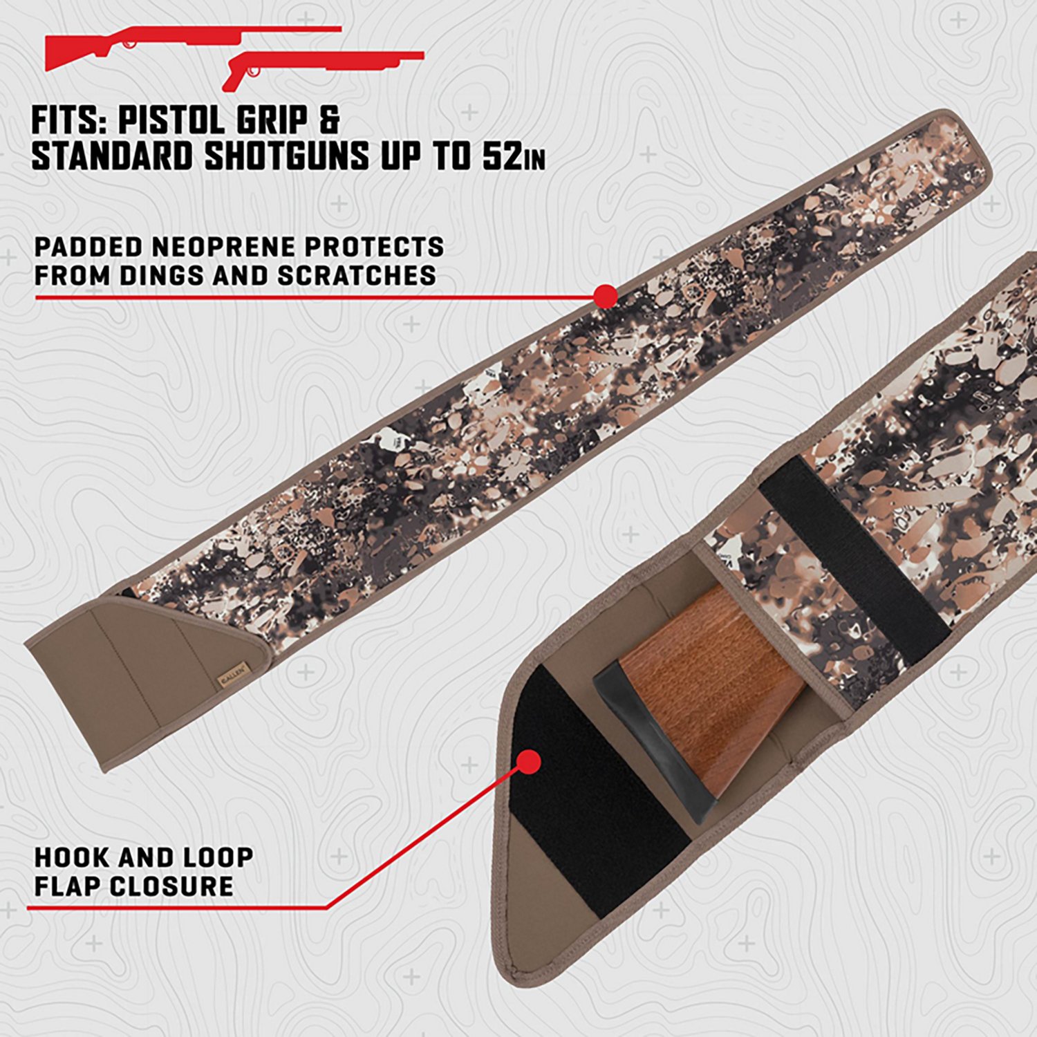 Allen Neoprene Camo Shotgun Slip Case - view number 3