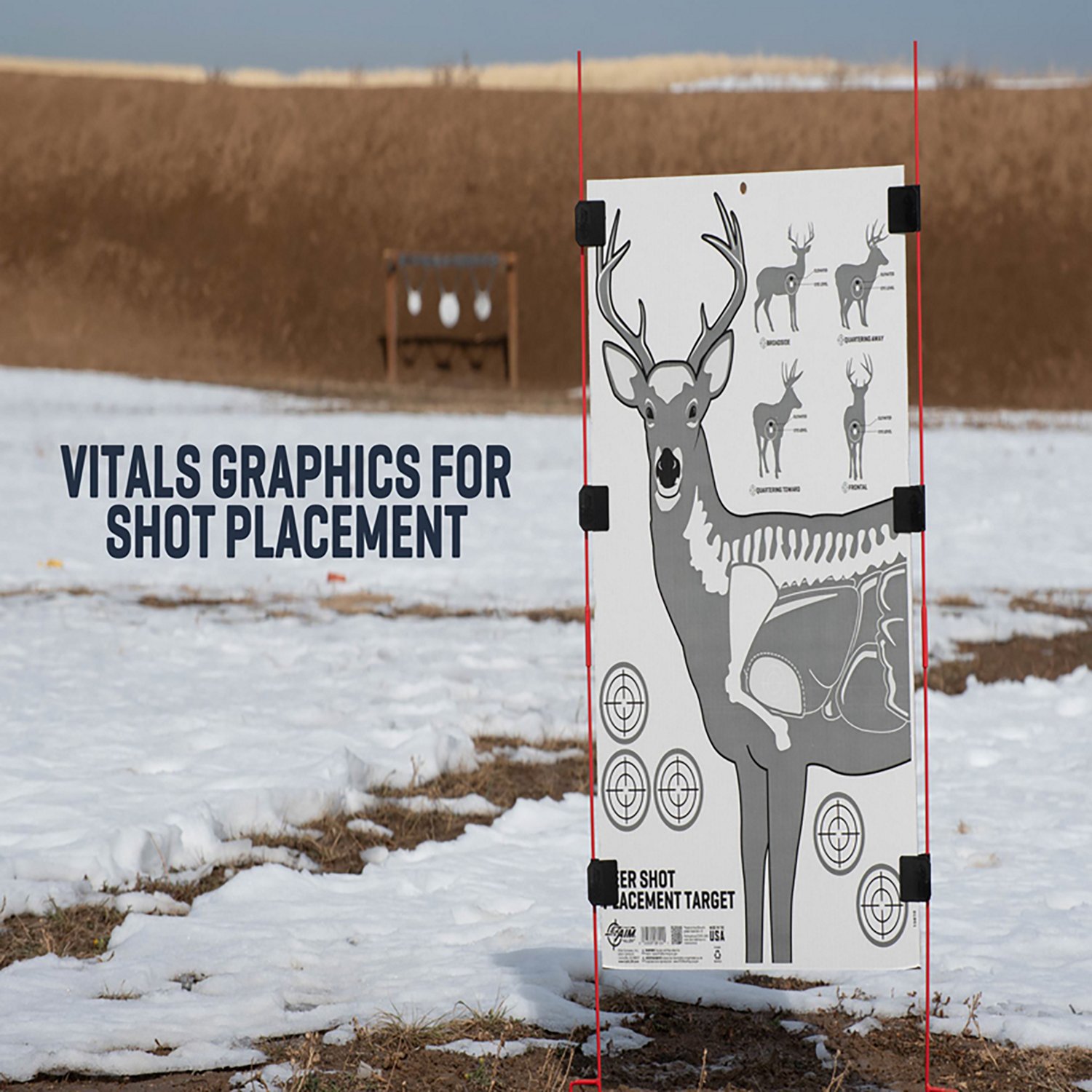 EZ Aim® Corrugated Deer Vital Target - view number 6