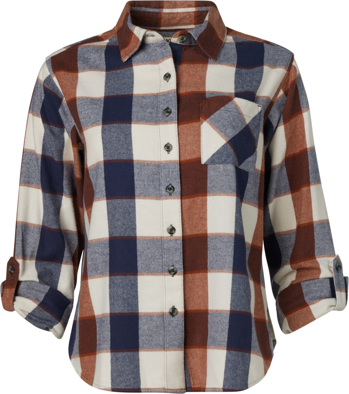 Magellan Outdoors Women's Willow Creek Midweight Flannel Shirt - view number 3