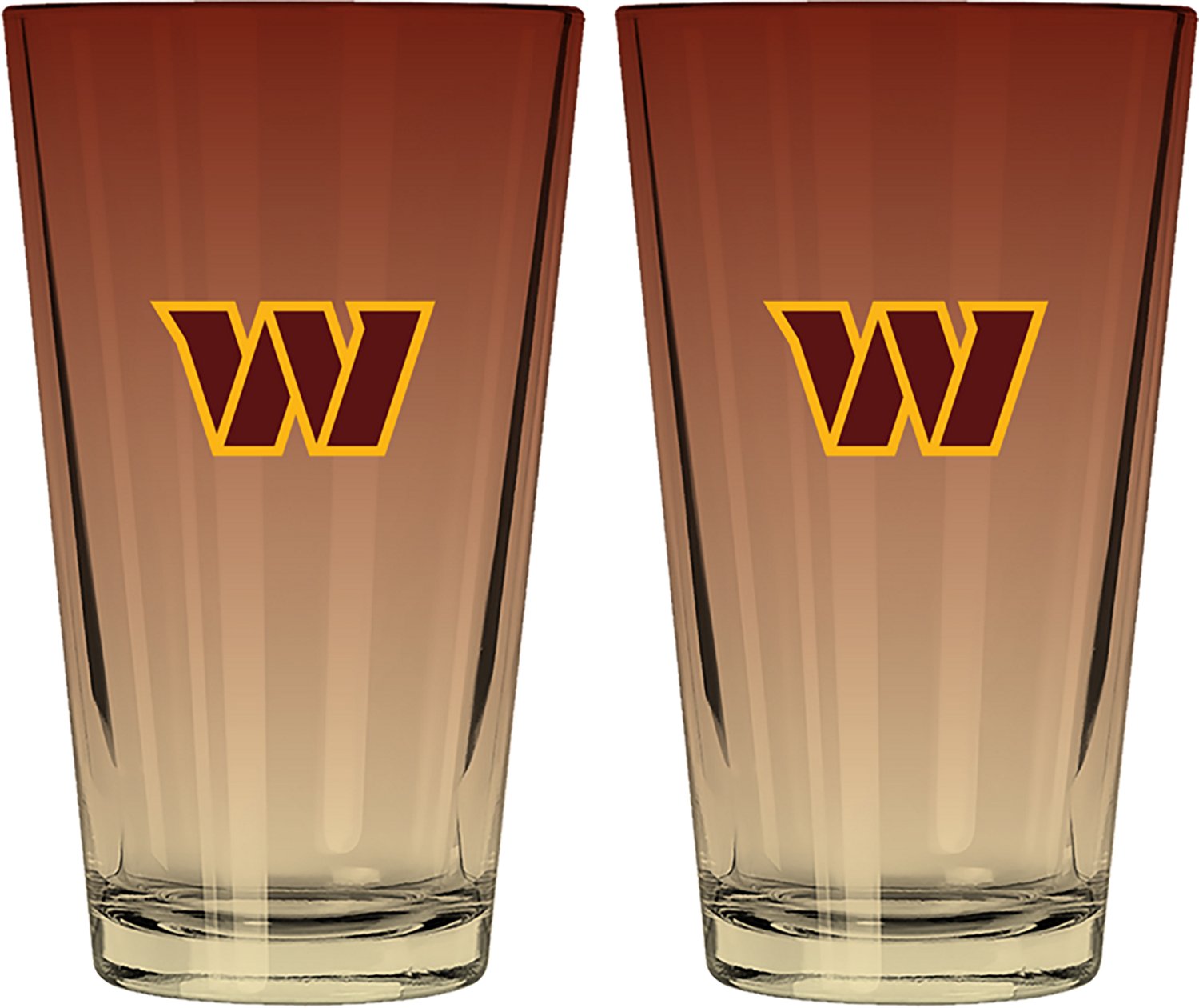 The Memory Company Washington Commanders Ombre 16 oz Pint Glass - view number 1