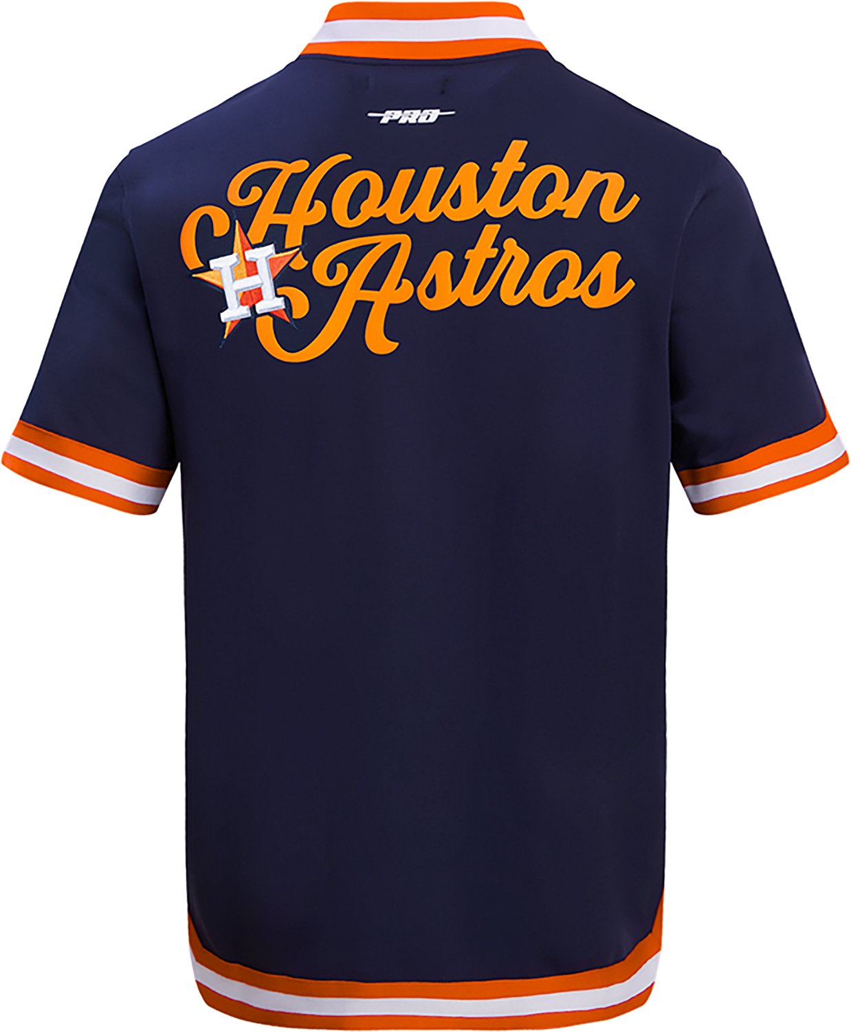Pro Standard Men's Houston Astros Souvenir Short Sleeve Warm-Up Jacket - view number 3