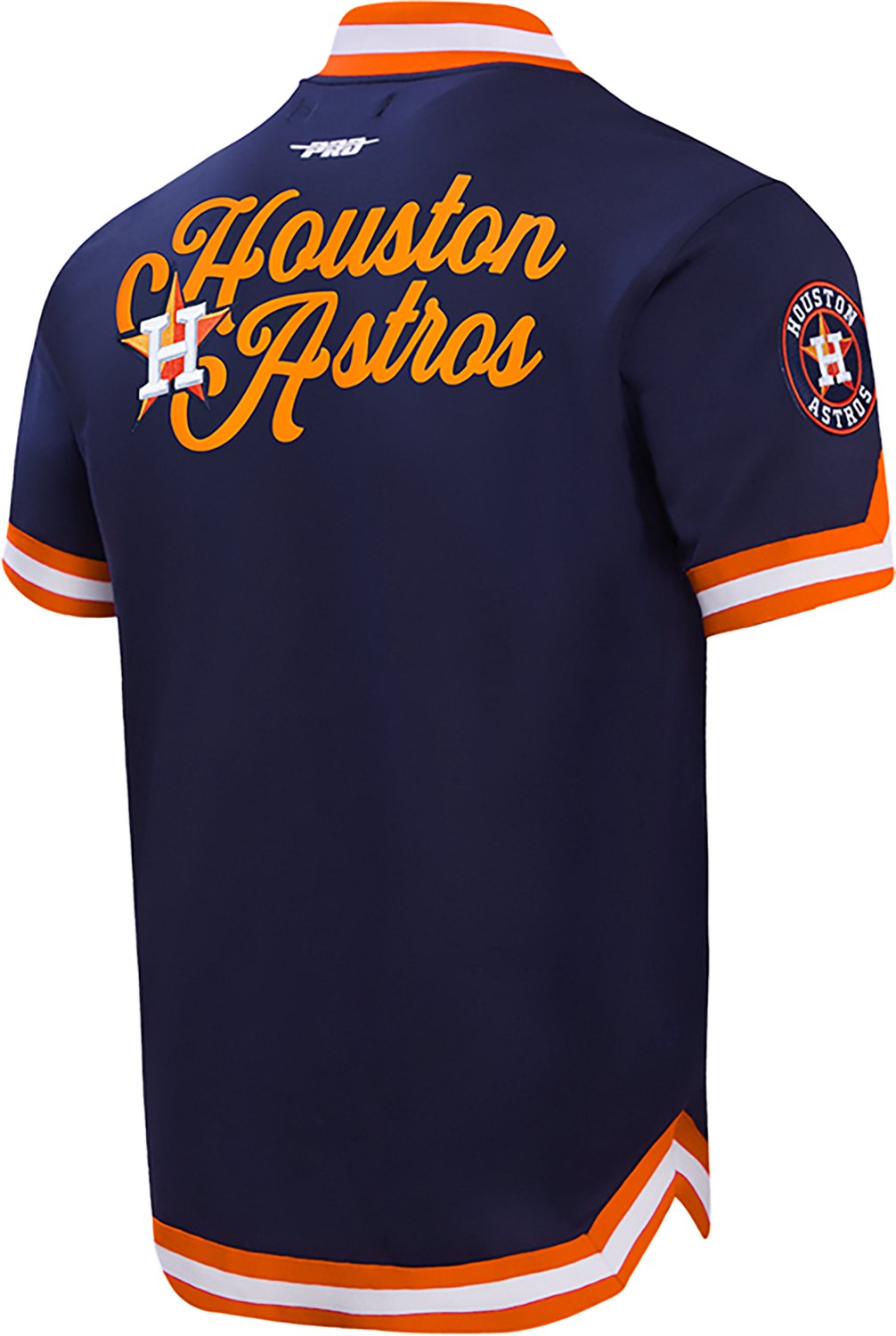 Pro Standard Men's Houston Astros Souvenir Short Sleeve Warm-Up Jacket - view number 4