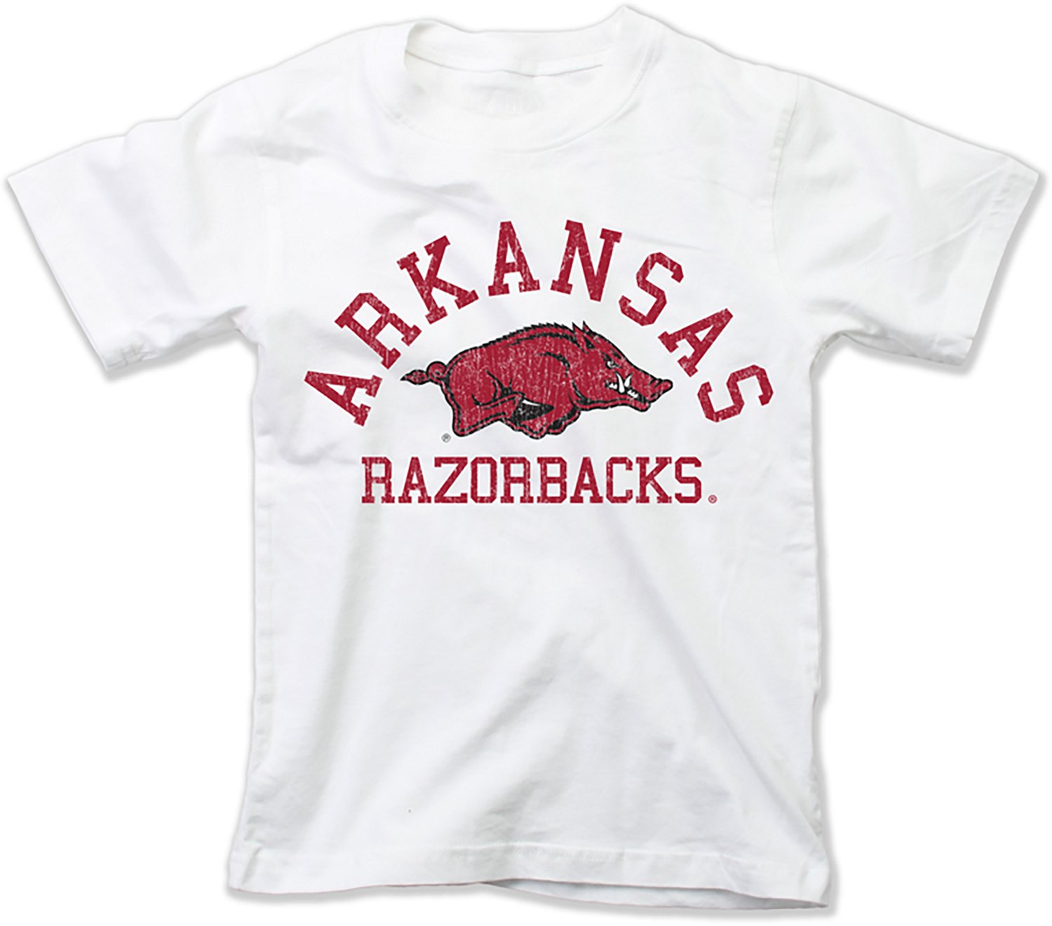 Wes & Willy Youth Arkansas Arch Over Logo T-shirt