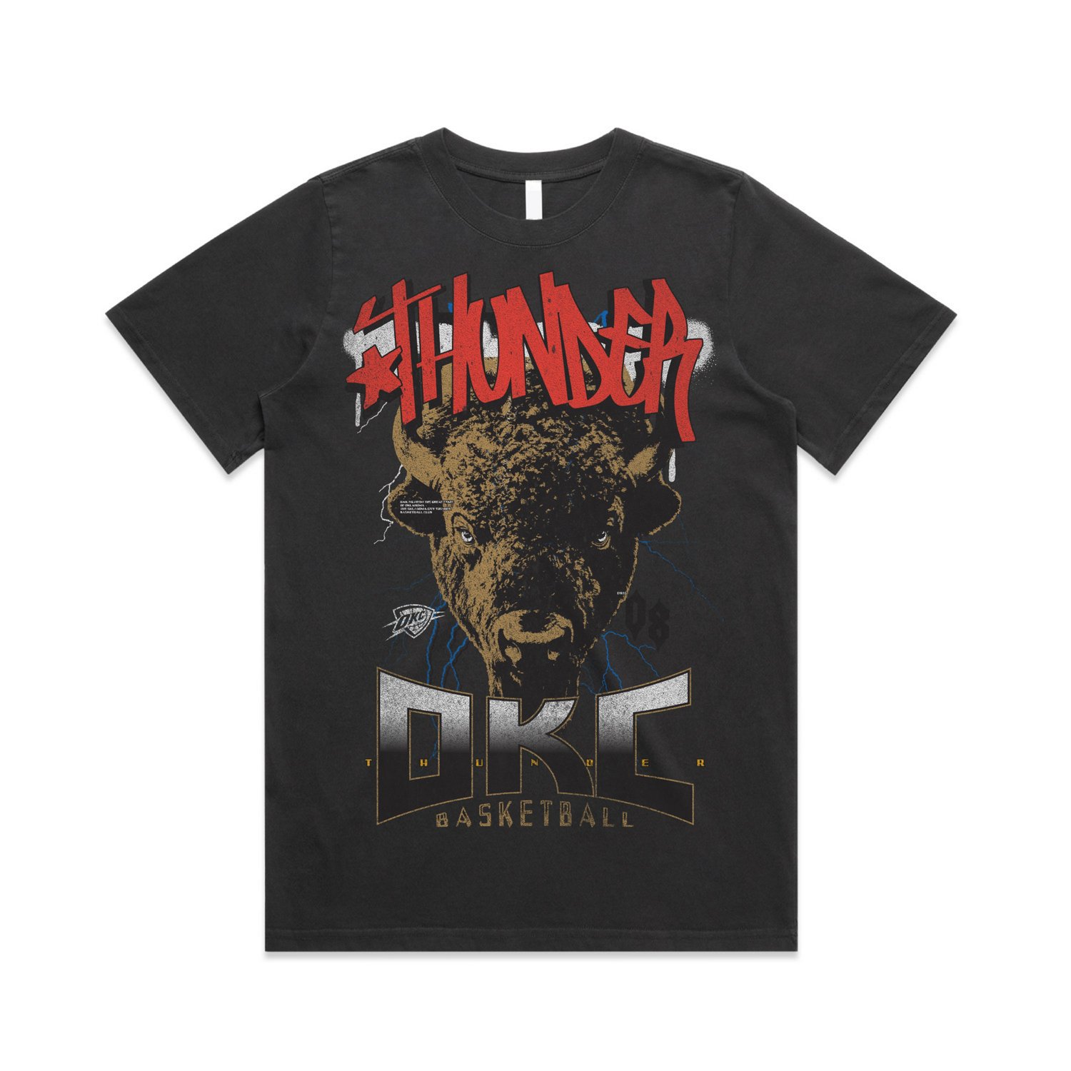 The Wild Collective Men's Oklahoma City Thunder Hailing From Graphic T-shirt - view number 2