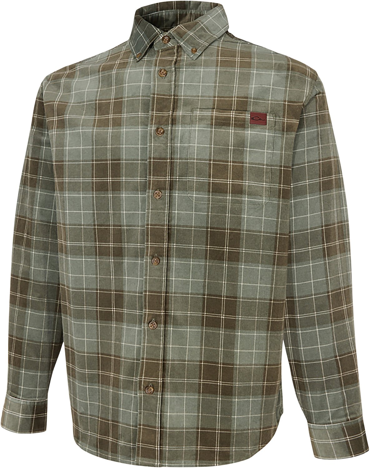 Drake Men's Midwale Corduroy Plaid Long Sleeve Button Down Shirt - view number 5