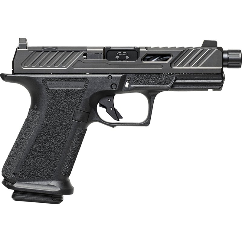 Shadow Systems MR920 Elite Optic Cut Semi-Auto Pistol with Threaded Barrel - 15 - Black/Black - 4.5″
