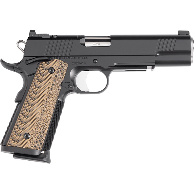 Dan Wesson Specialist 9mm 5" Bbl 10rd Optic Ready Pistol w/Fixed Tritium Night Sights, Light Rail, Magwell, Ambi-Safety & G10 Grips 01796