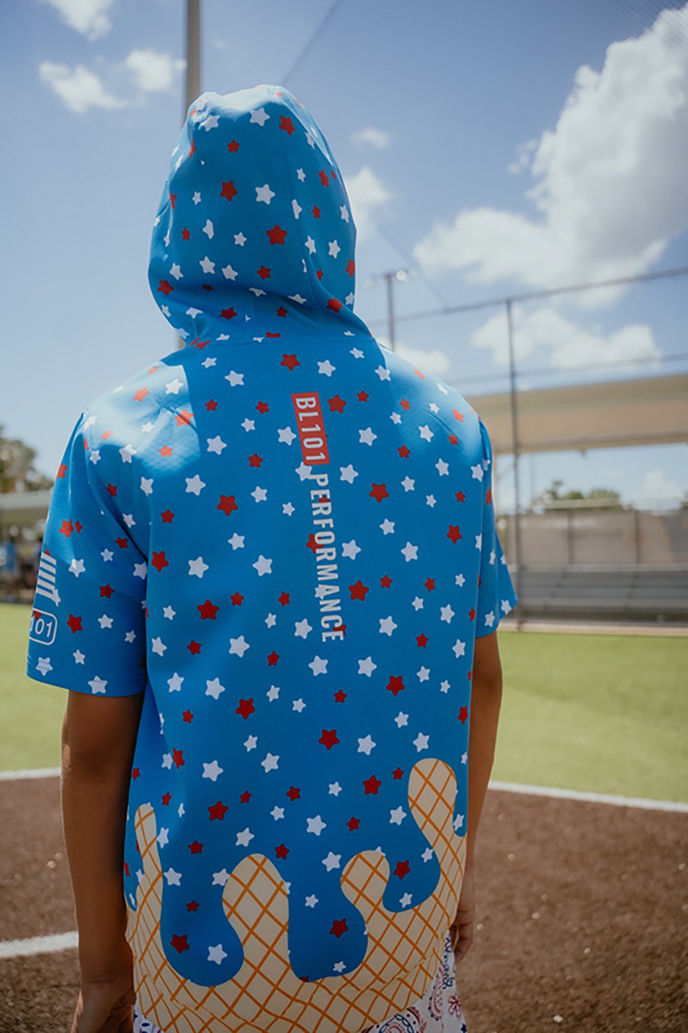 Baseball Lifestyle 101 Adults' BSBL SZN Short Sleeve Hoodie - view number 2