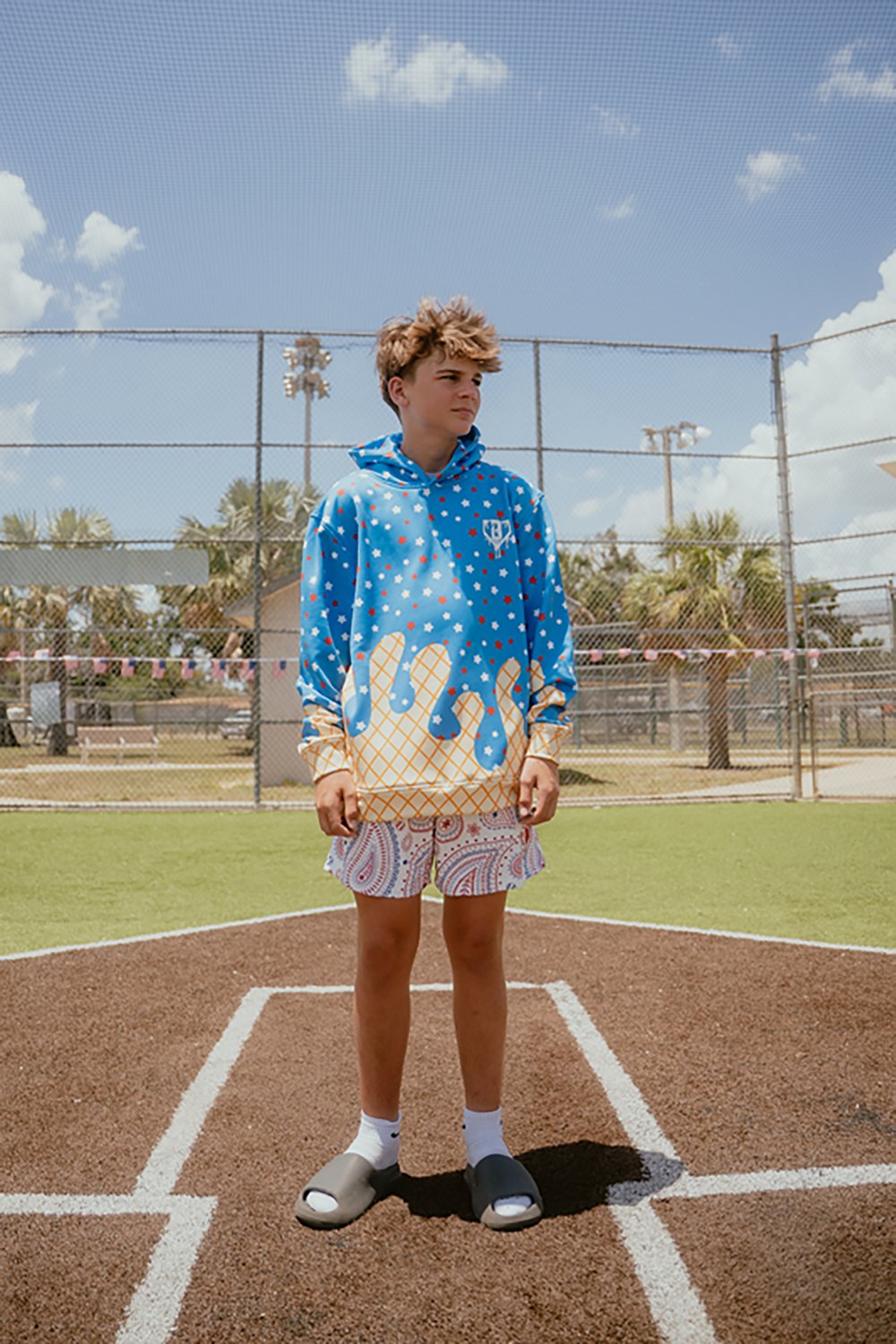 Baseball Lifestyle 101 Youth Ice Cream Hoodie  - view number 5