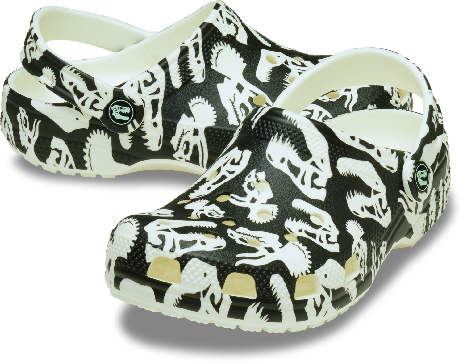 Crocs Toddlers' Classic Glow Dino Clogs - view number 7