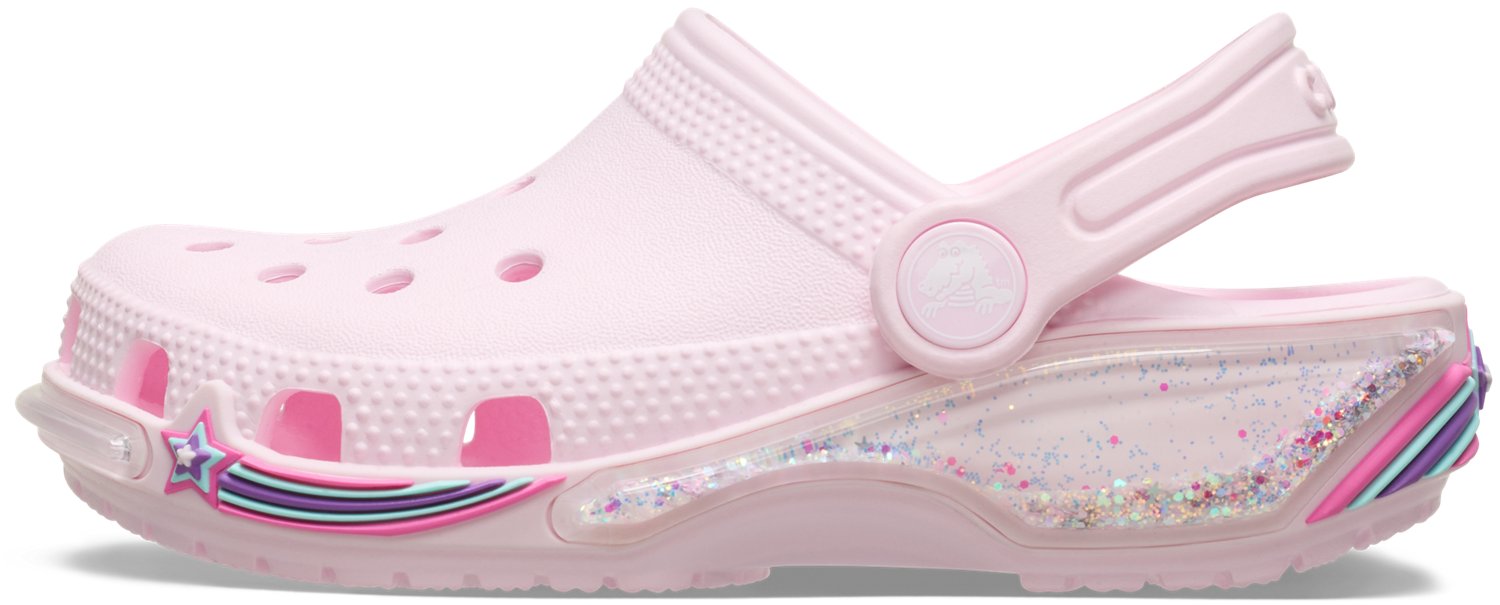 Crocs Toddlers' Classic Star Sparkle Shaker Clogs - view number 2