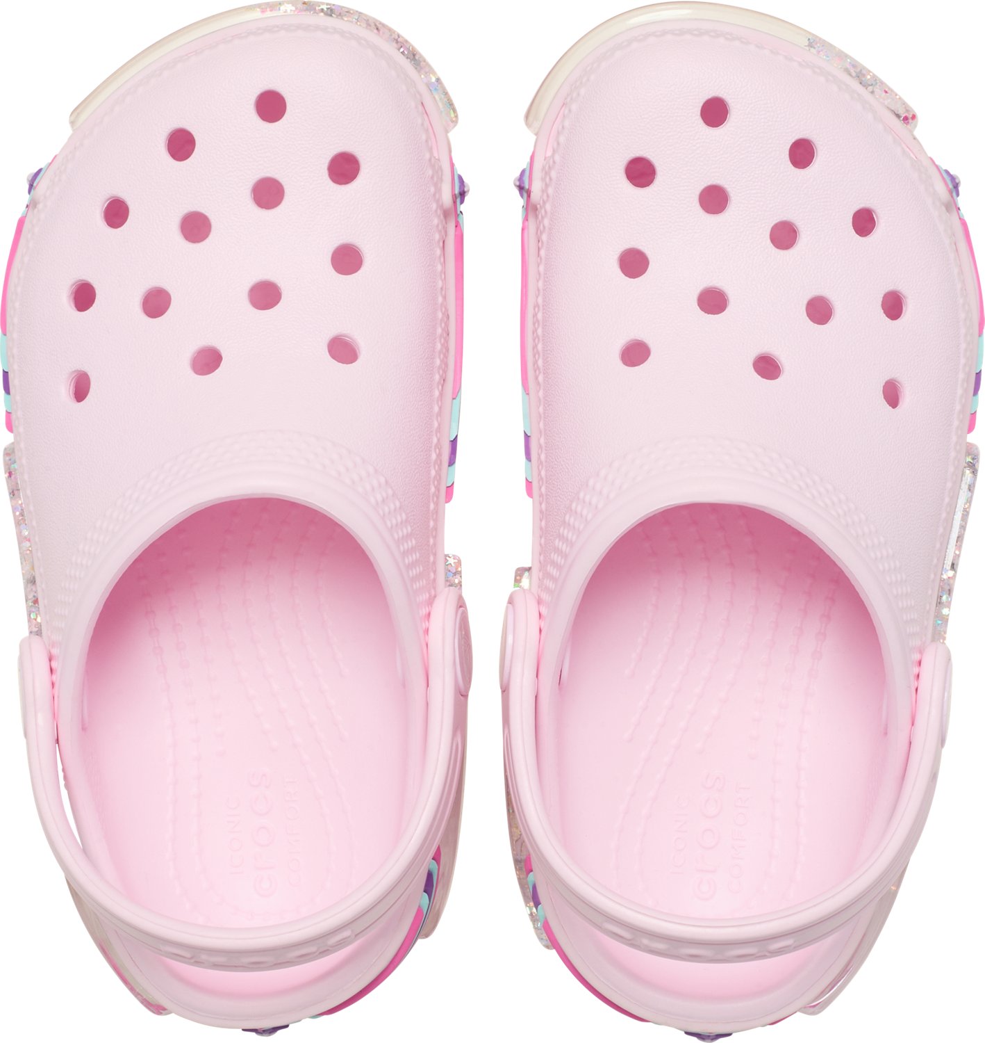 Crocs Toddlers' Classic Star Sparkle Shaker Clogs - view number 5