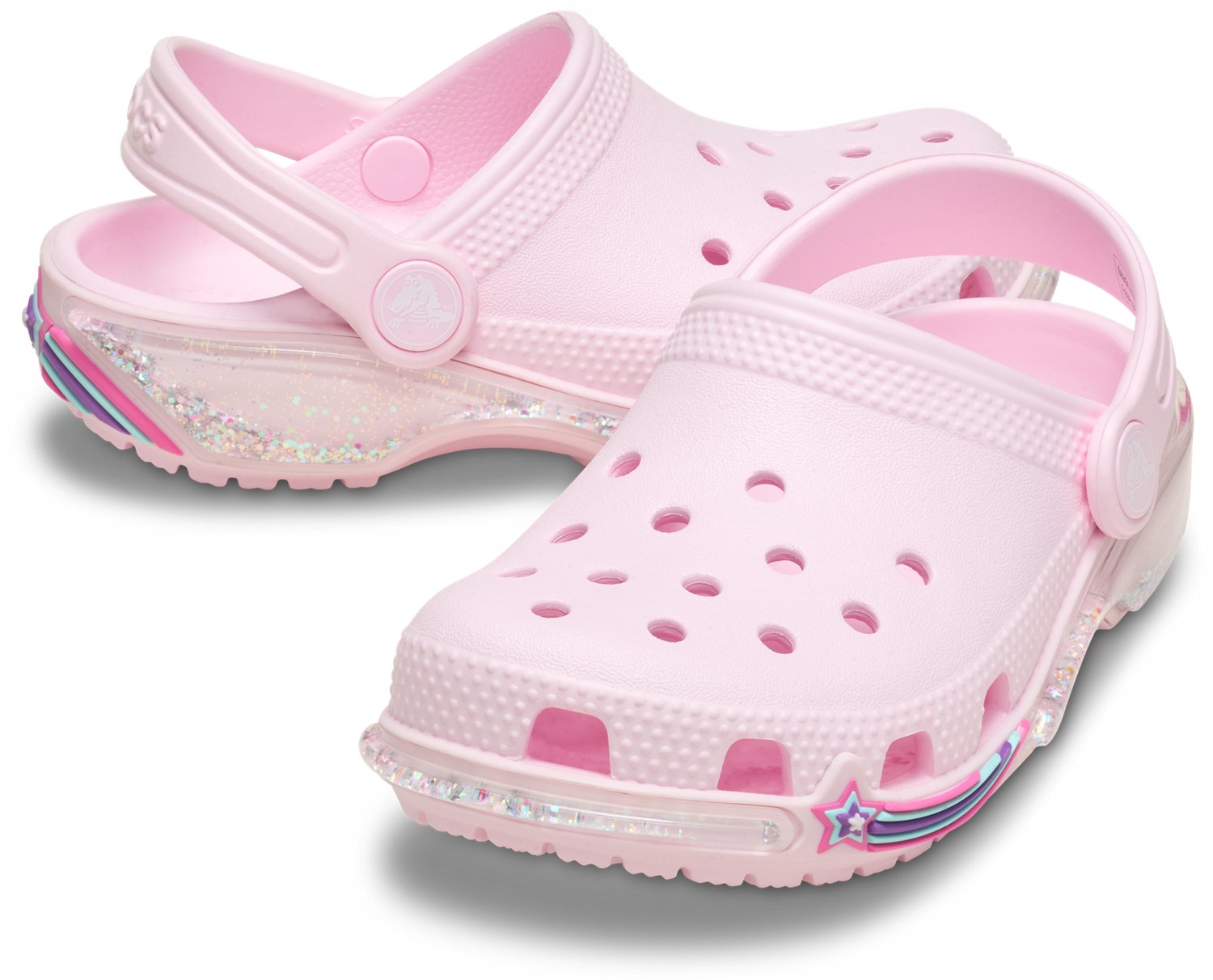 Crocs Toddlers' Classic Star Sparkle Shaker Clogs - view number 7