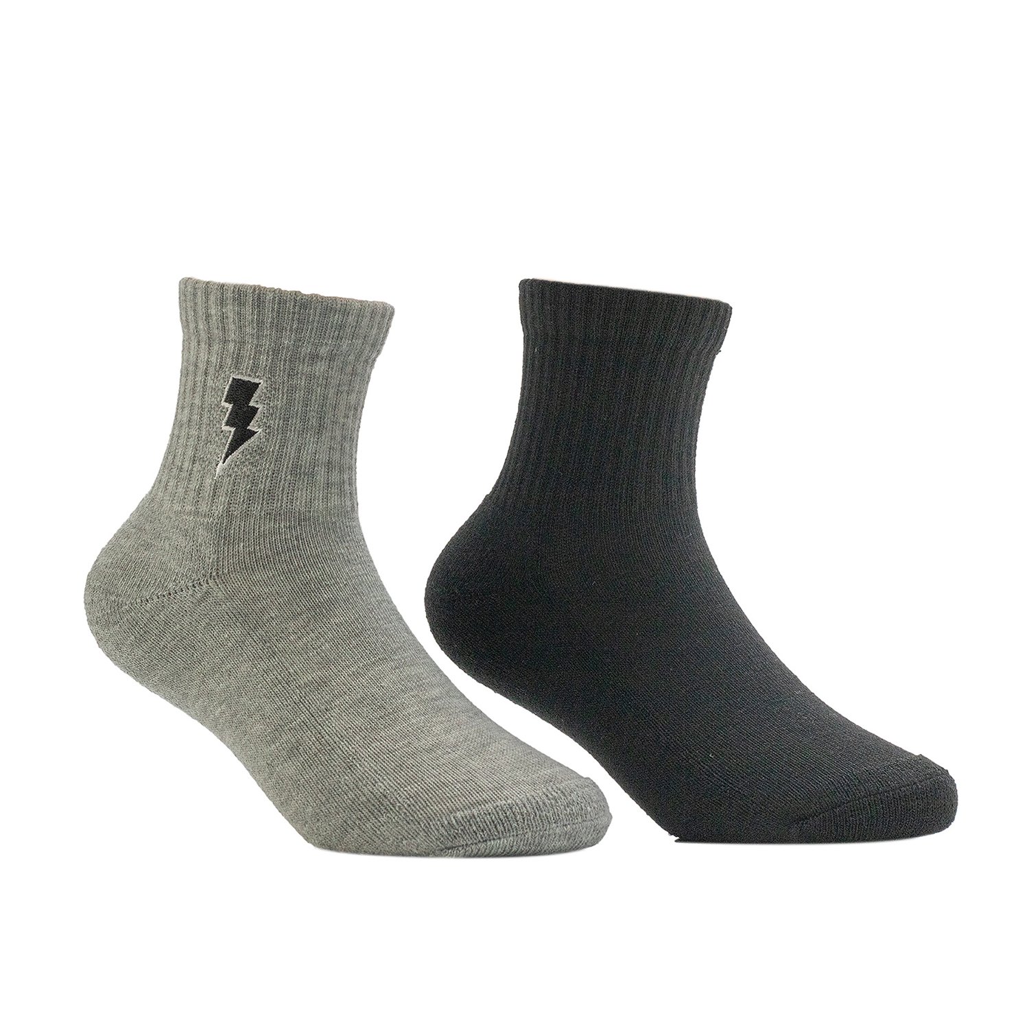 BCG Boys' Lightning Bolt Quarter Socks 2-Pack - view number 2