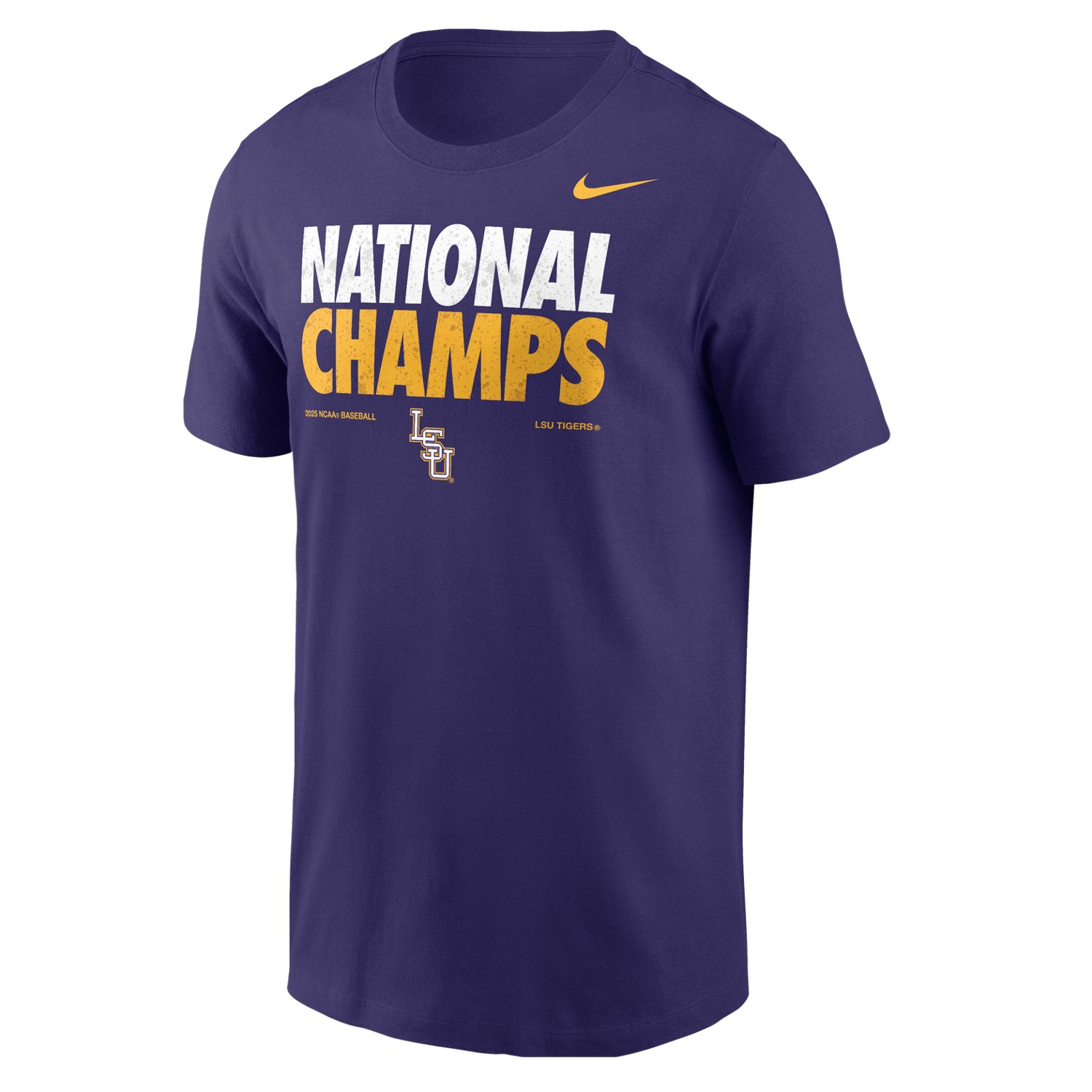 Nike Men's LSU Tigers College World Series Champions Short Sleeve T-Shirt