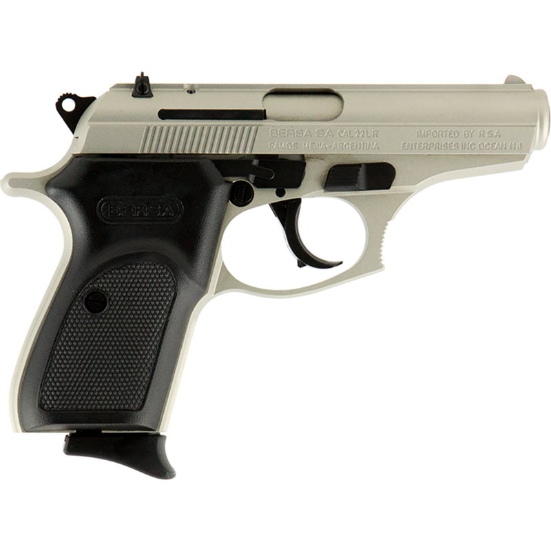 Bersa Thunder 22 Semi-Auto Rimfire Pistol - Satin Nickel