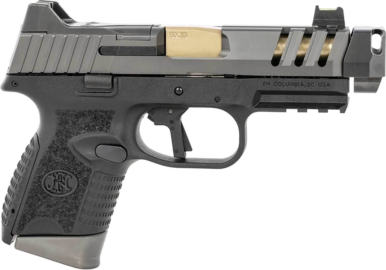FN 509 CC Edge 9mm Semiautomatic Black/Graphite Polymer Frame Pistol