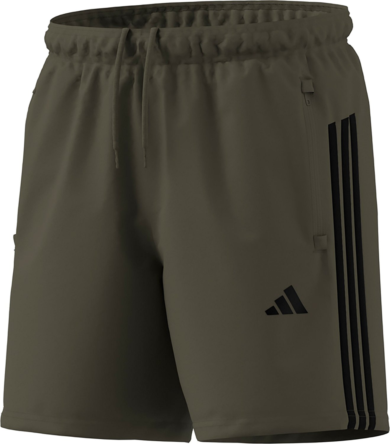 adidas Men's Workout Essentials Base 3-Stripes Woven Shorts 7 in. - view number 4