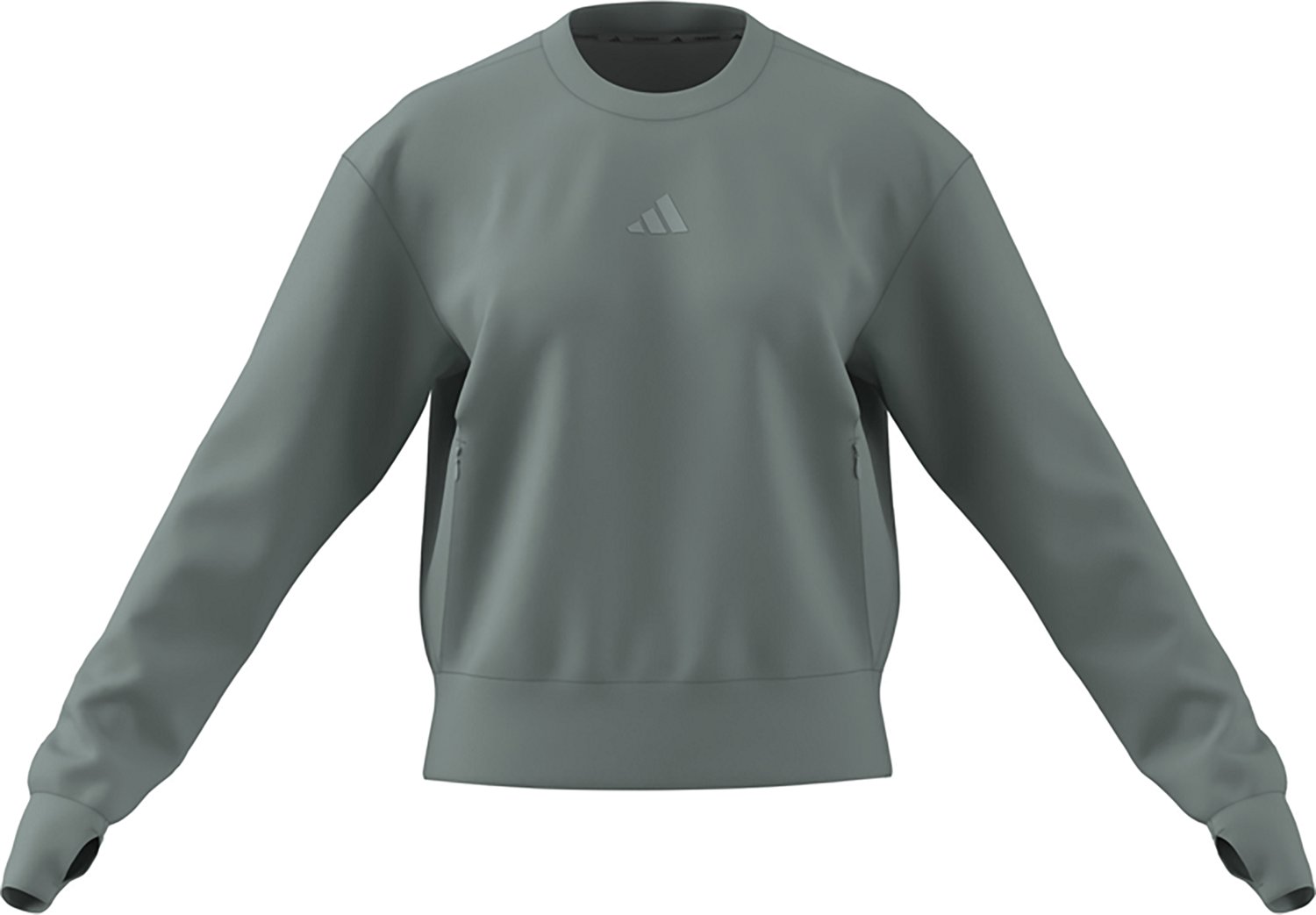 adidas Women's D4T Warm-Up Crewneck Sweatshirt - view number 3