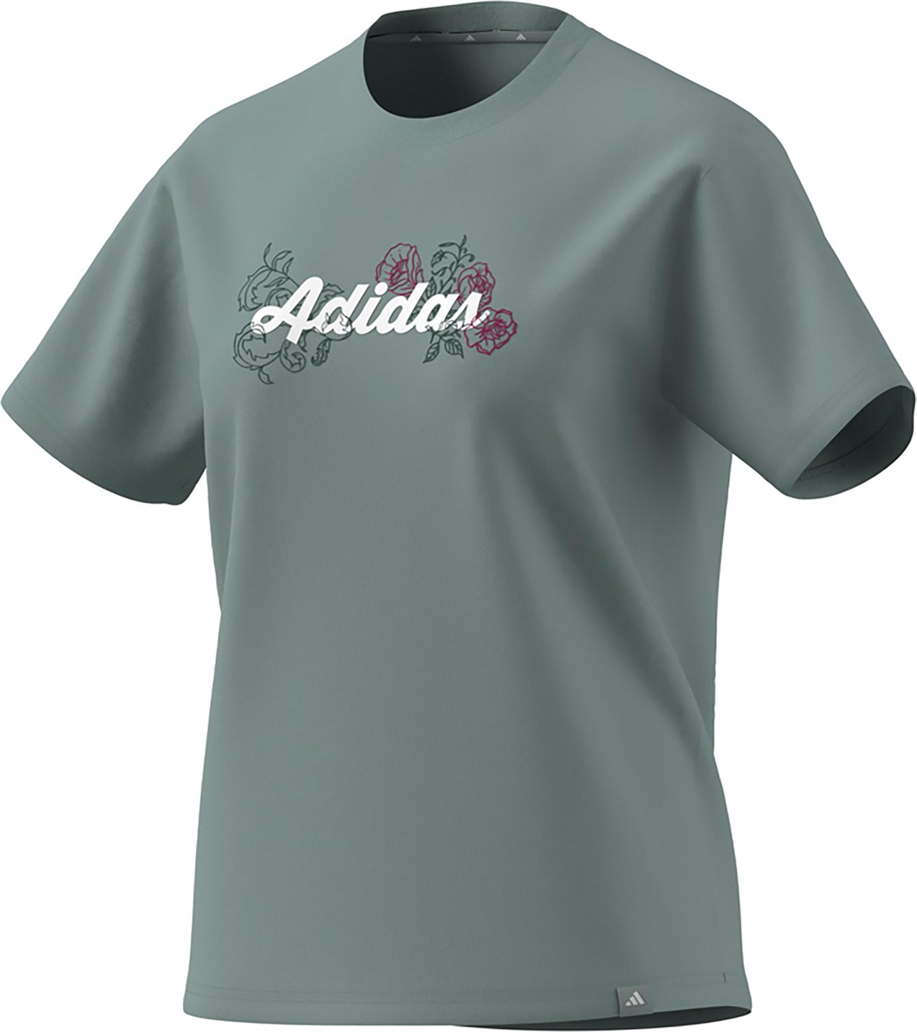 adidas Women's Western Florals Graphic T-shirt - view number 3