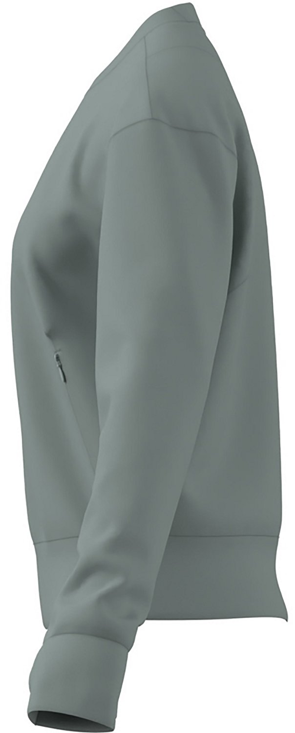 adidas Women's D4T Warm-Up Crewneck Sweatshirt - view number 6