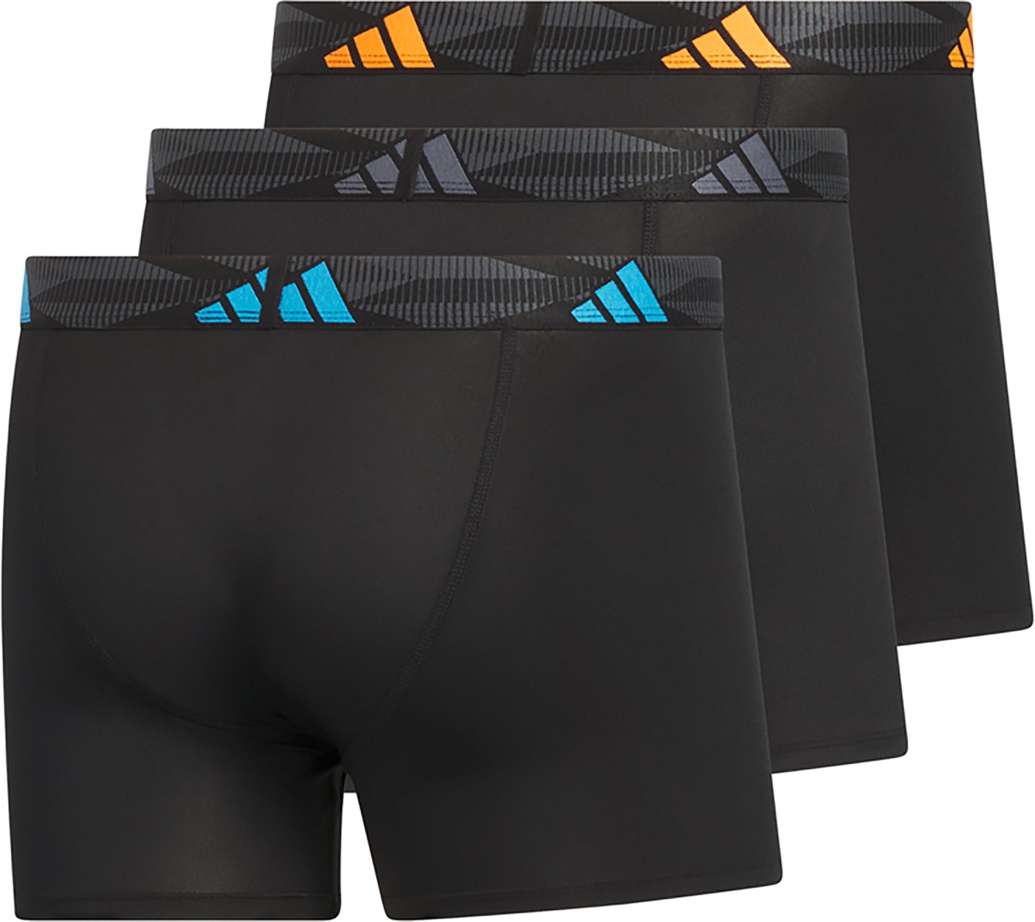 adidas Men's Performance Microfiber Trunk Briefs 3-Pack - view number 2