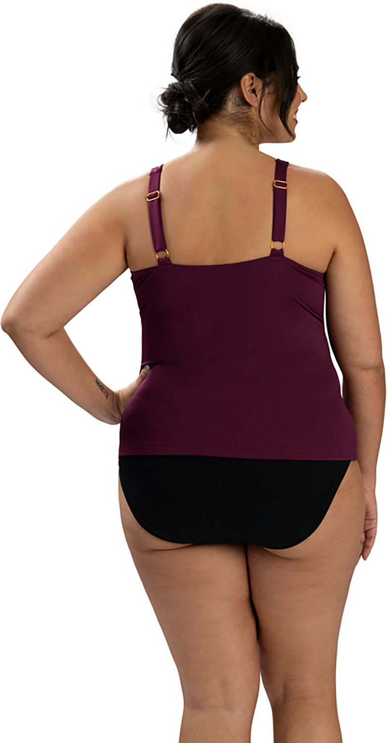 Dolfin Women's Solid Wrap Tankini - view number 2