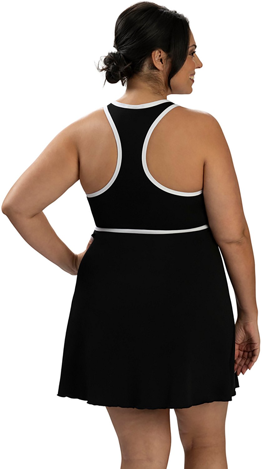 Dolfin Women's Solid ZF Fit & Flare Swim Dress - view number 2