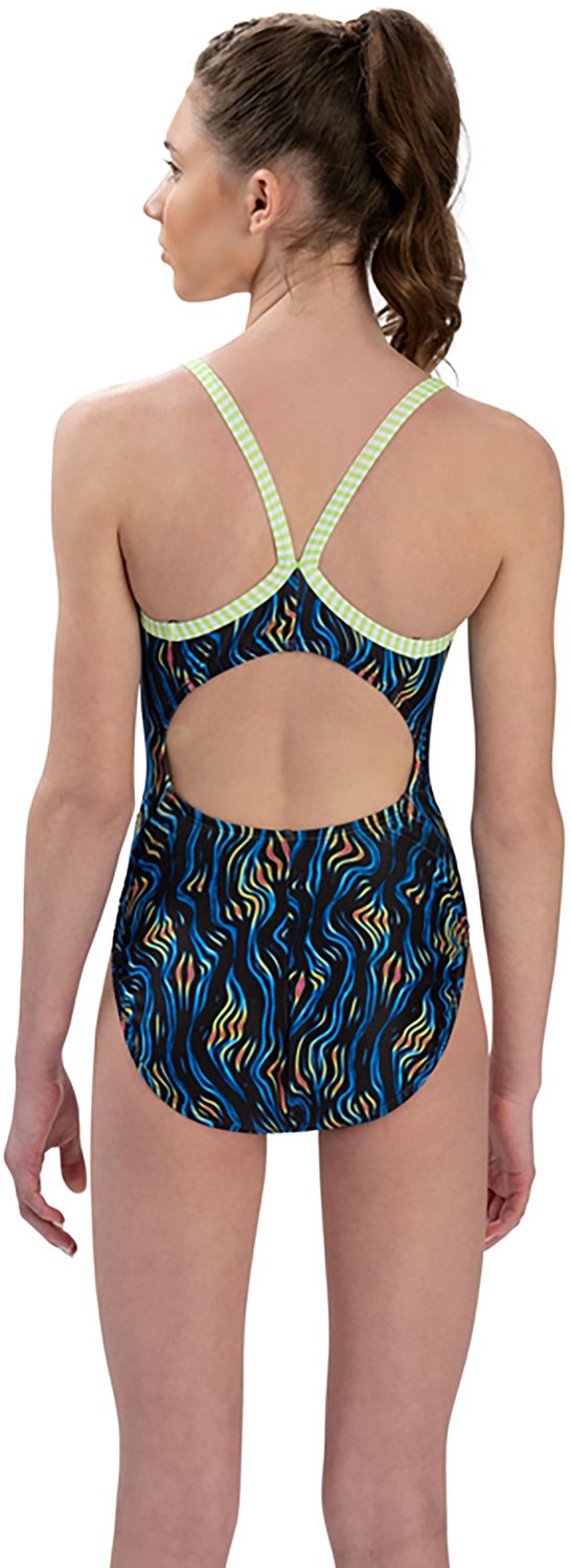 Dolfin Women's Uglies Print V-2 Back 1-Piece Swimsuit - view number 4