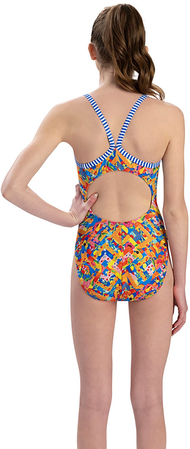 Dolfin Women's Uglies Print V-2 Back 1-Piece Swimsuit - view number 4