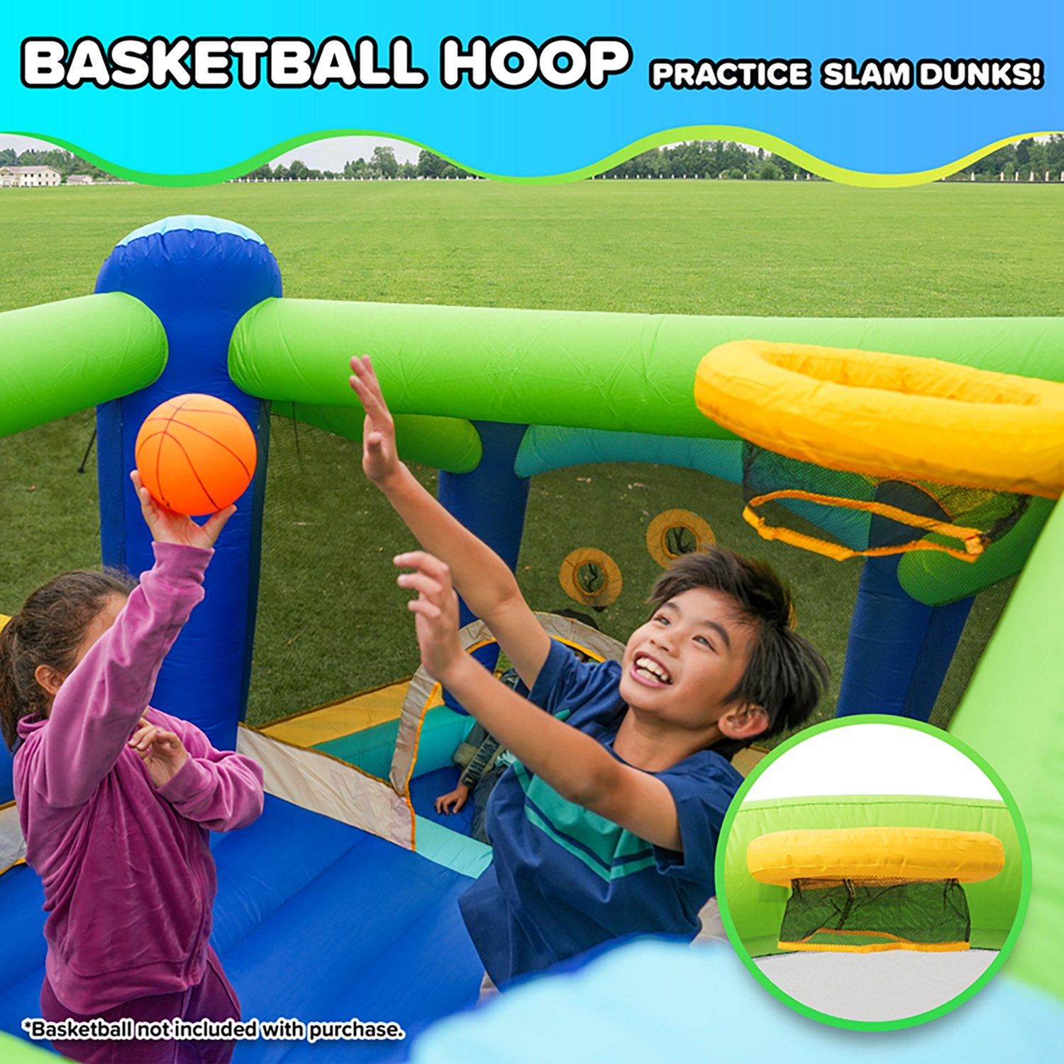 Sportspower My First Jump 'n Slide Bounce House with Ball Pit - view number 7
