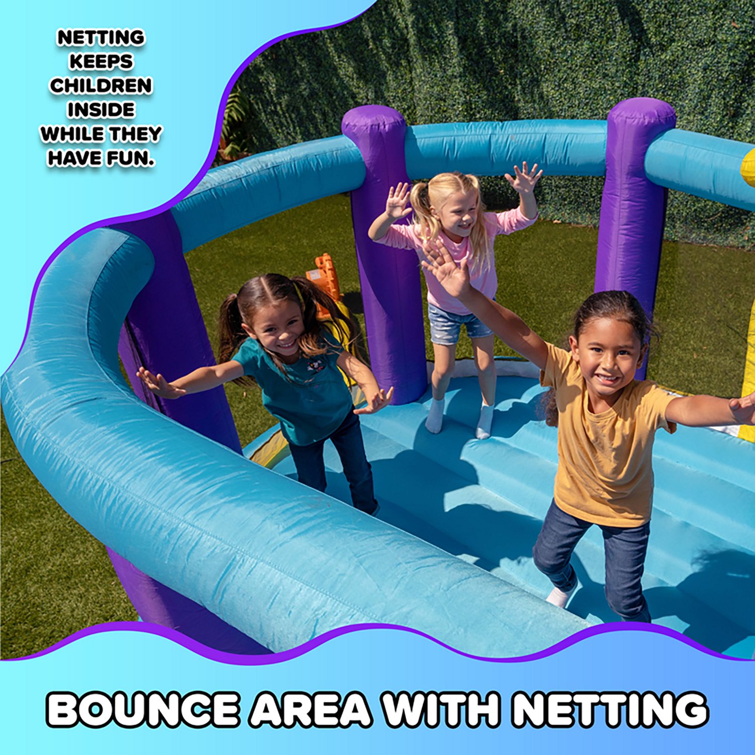 Sportspower Whack-A-Play Bounce House and Basketball Hoop - view number 6